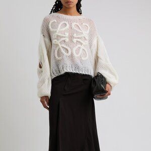 Loewe Anagram Mohair Cardigan
